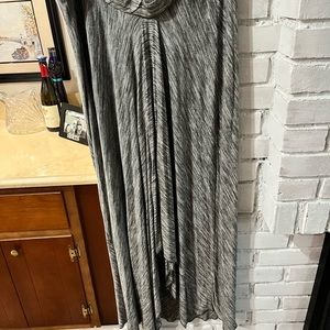 Soft Surroundings NWT grey white Heather long skirt XLG